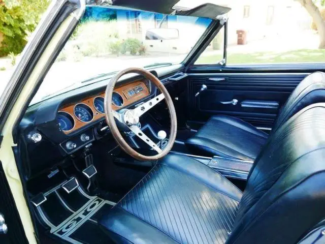 1965 pontiac gto 90,366 miles yellow convertible 389 manual