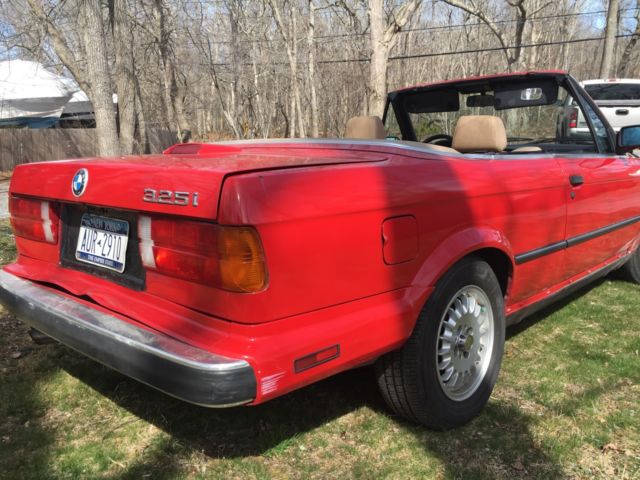 bmw 325i convertible 5 speed - no reserve!