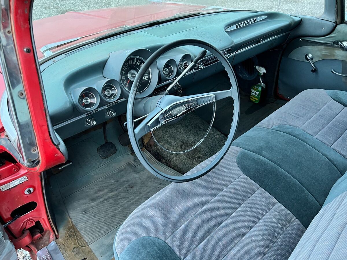 1959 chevrolet parkwood nomad station wagon 283v8 3spd manual original patina gm