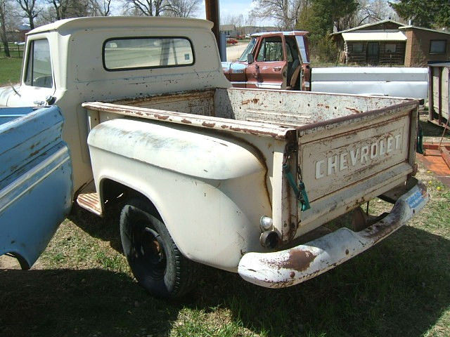 1964 chevrolet stepside short bed small window pickup truck project 6 cylinder