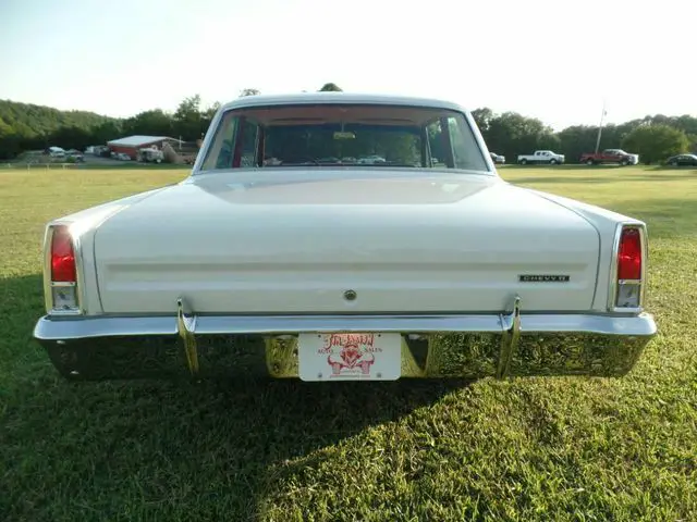 1966 chevrolet chevy ii 327 4-speed restored sleeper like 66 nova ss 72-photos