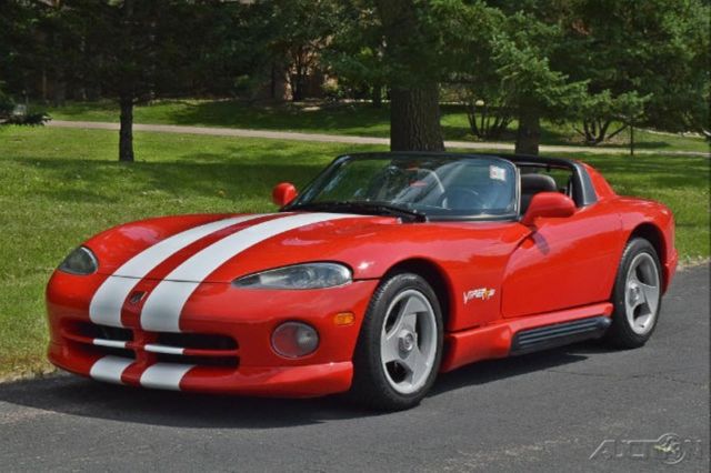 1994 dodge viper rt/10 8.0 v10, 6 spd, 21k miles, hard top, soft top no reserve