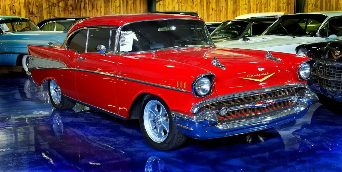 nice modified 1957 chevy bel air