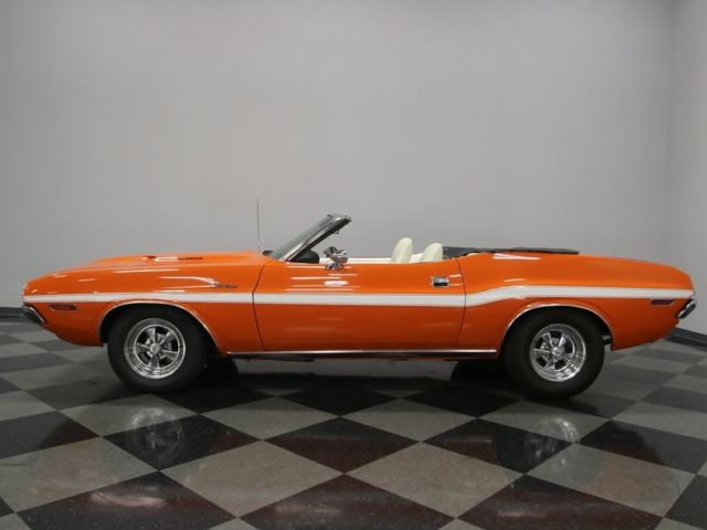 1970 dodge challenger 12571 miles go mango orange convertible 340 v8 3 speed au