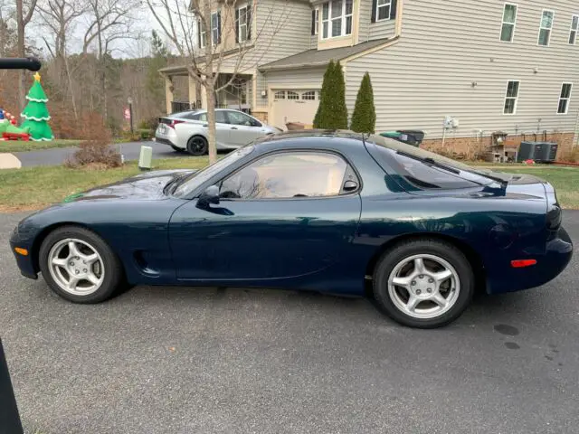 mazda rx-7 rx7 touring manual turbo montego blue tan rotary sports car japanese