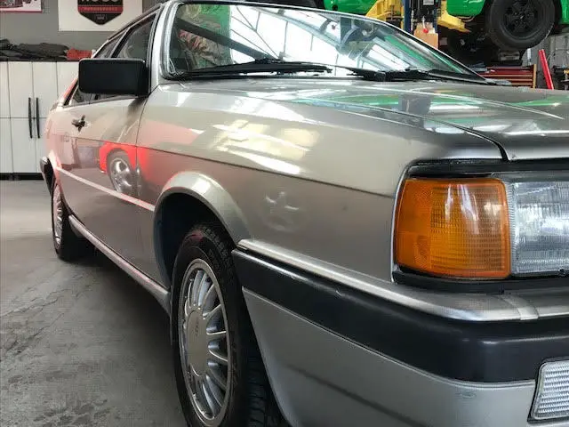 1985 audi gt coupe silver runs great