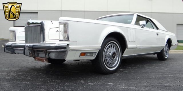 1978 lincoln continental mark v 43791 miles white coupe 402 cid v8 automatic