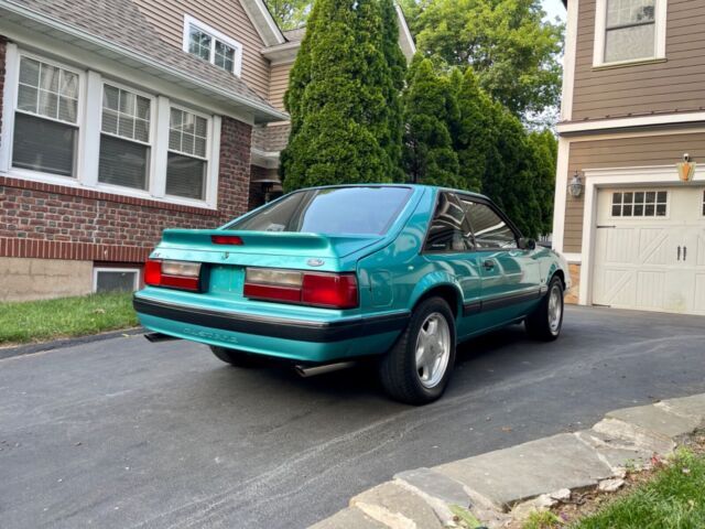 1991, ford mustang, fox body, lx hatchback, 5.0 liter, bright calypso green