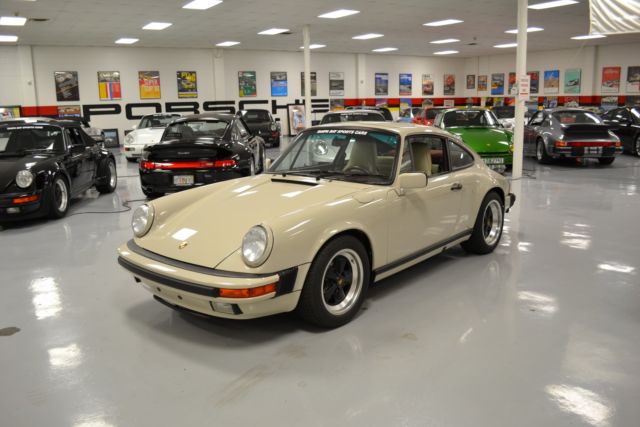 1989 porsche 911 carrera 6,507 miles linen grey coupe h6 3.2l m