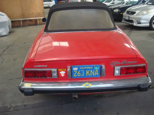 1973 alfa romeo spider - clean original car just out of storage