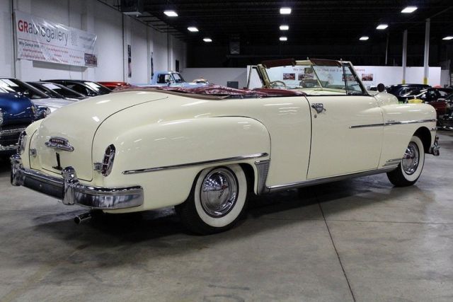 1950 desoto s-14 custom 49452 miles princess yellow convertible 236ci 6 2 speed