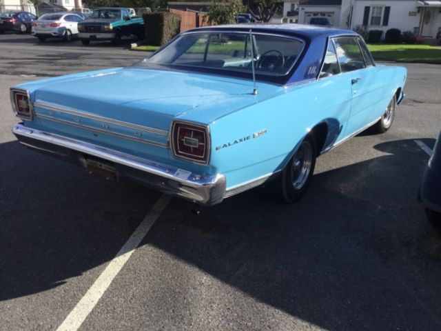 1966 fastback ford galaxie 500 v-8 289 automatic