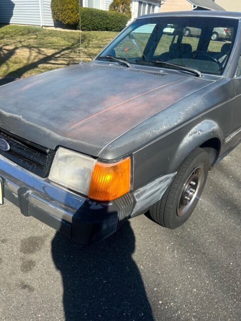1987 ford escort wagon grey fwd automatic gl
