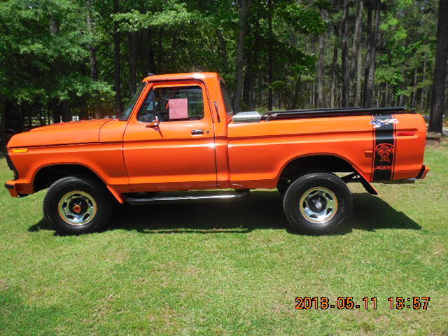 classic 1975 ford f-100 4wd shortbed