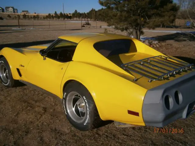 1974 c3 corvette stingray t top barn find 350 4spd