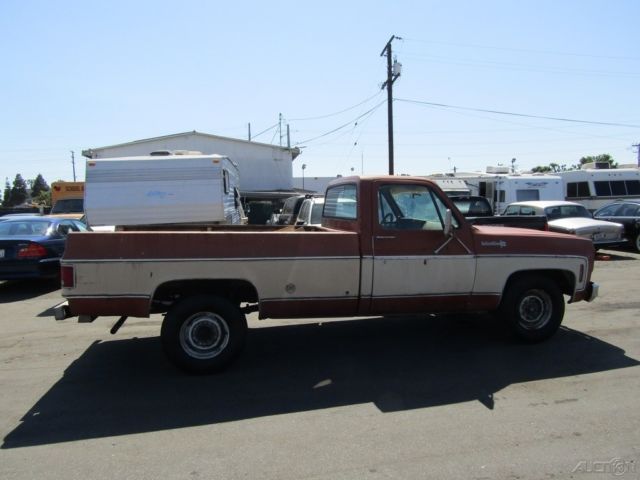 1973 chevrolet c20 pickup 8-cylinder gas automatic no reserve