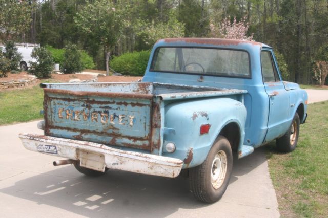 1972 short bed c-10 chevrolet truck! barn find! factory swb! look! patina