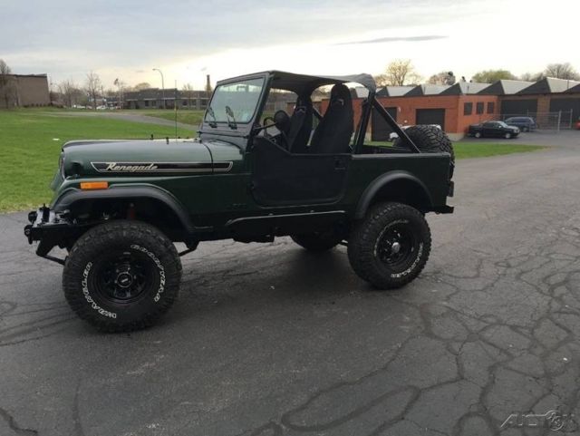 1986 jeep cj-7 amc 327ci v8 nut-n-bolt restored awseome low reserve