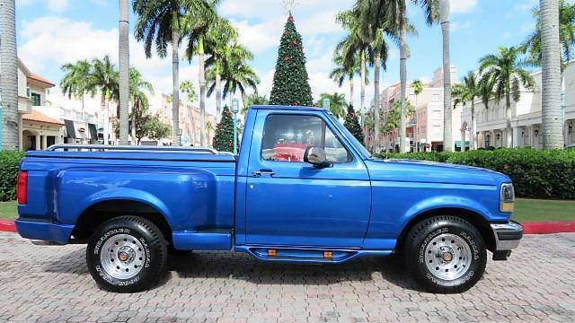 1994 ford f-150 xlt flareside blue restored beautifully 5.0l v8 awesome truck!