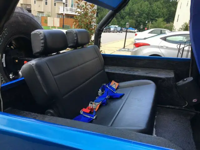 1984 jeep cj7, metallic blue, custom rebuilt 350 engine, one of a kind