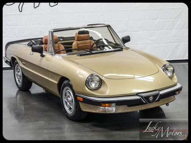 1986 alfa romeo spider veloce convertible