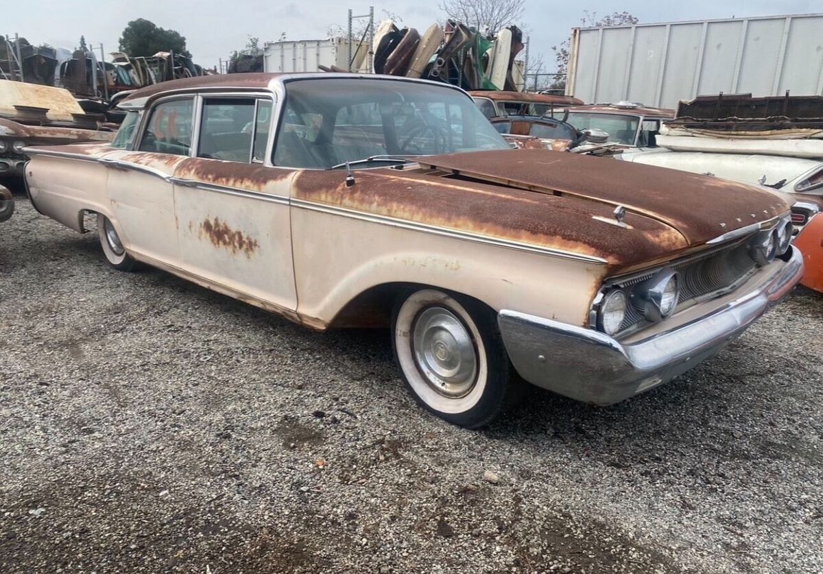 1960 mercury monterey white