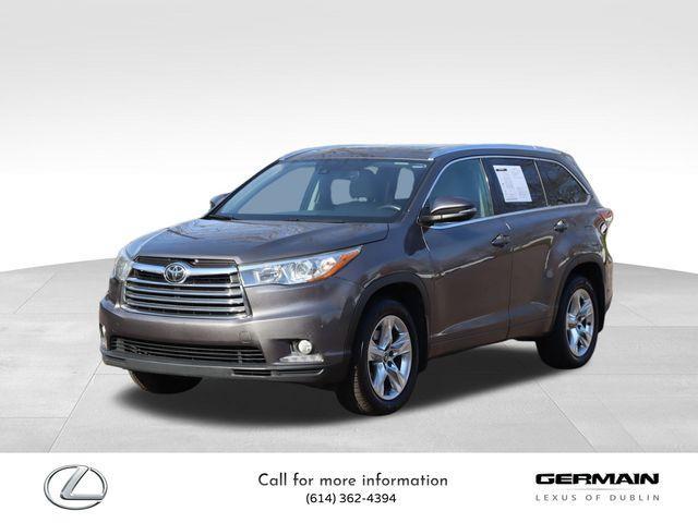 2016 toyota highlander limited platinum
