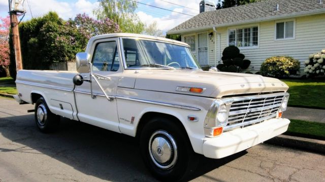 1968 ford f-250 ranger camper special 390 v8 1 owner low mile f150 f350 highboy