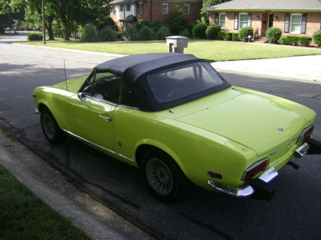 fiat 124 spider -new paint-new brakes-new tires- just serviced - sell this week