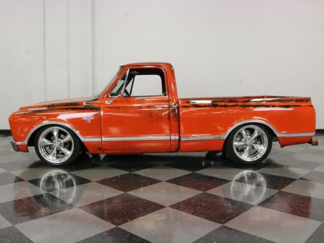 1967 chevrolet c10 1479 miles orange pickup truck 6.0 l ls v8 4 speed automatic