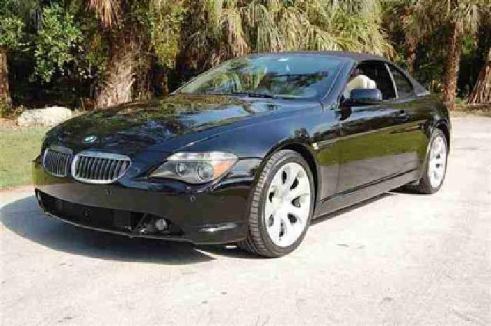 used 2006 bmw 6 series 650i convertible, 63,442 miles in miami, fl