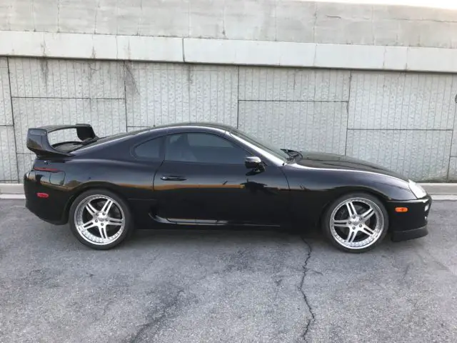 1993 toyota supra twin turbo 6 speed 97,000 miles black on black