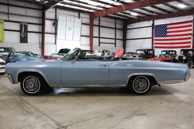 1965 chevrolet impala 93571 miles glacier gray convertible v8 automatic