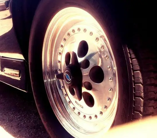 1983 (black) z28 iroc chevrolet camero original american rally rims