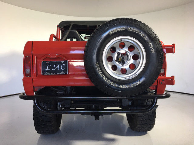 1971 ford bronco red suv manual