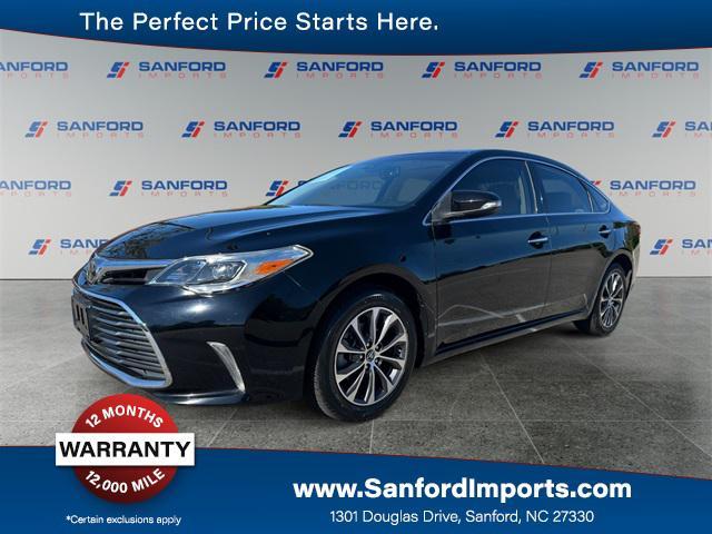2018 toyota avalon xle