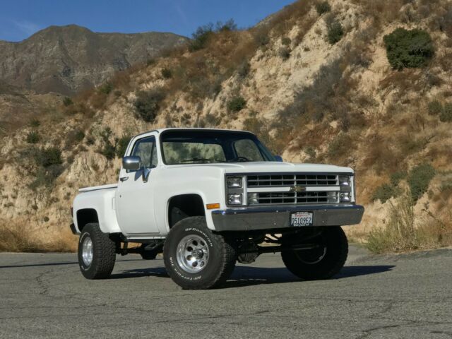 1987 chevrolet silverado stepside k10 v10 4x4