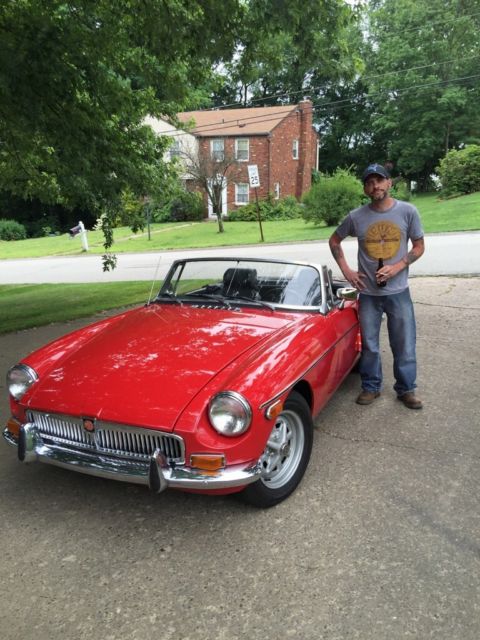 1974 mg mgb roadster