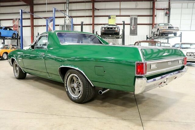 1972 chevrolet el camino 93945 miles sequoia green pickup truck v8 4-speed manu