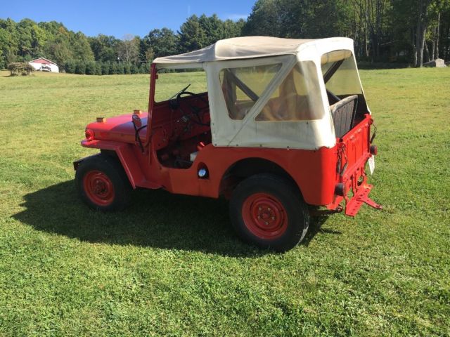 1951 jeep willys cj3a/451gb
