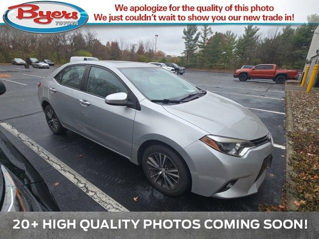 2016 toyota corolla le plus