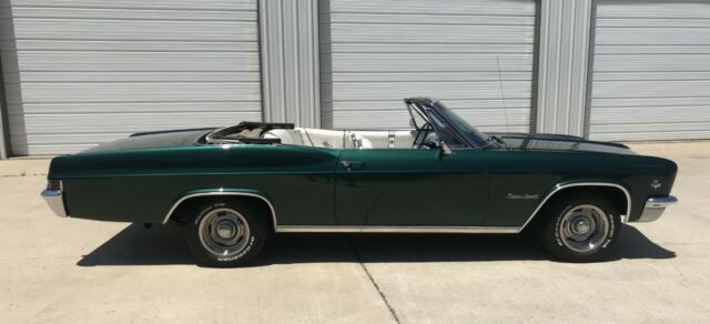 real deal super sport convertible. v8, auto, bucket seats, rally wheels