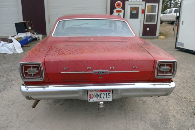 1966 ford galaxie 500 xl 390 4v 4-speed survivor parked from 1998 one owner