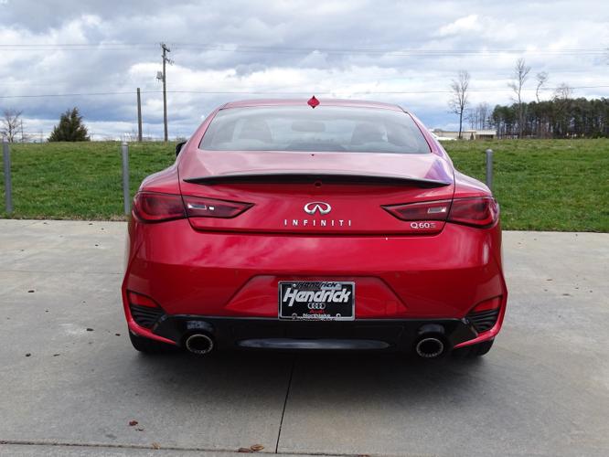 used 2017 infiniti q60 red sport 400 coupe charlotte, nc 28269 for sale in charlotte, north carolina