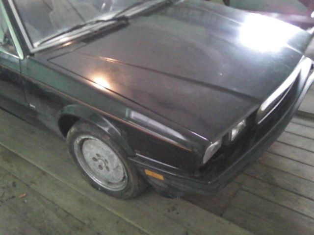 1989 maserati zagota biturbo spyder black replaced top no drivetrain