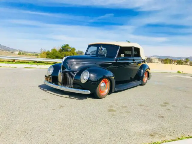 1939 ford deluxe convertible 350 tpi custom built steel body turn key hot rod