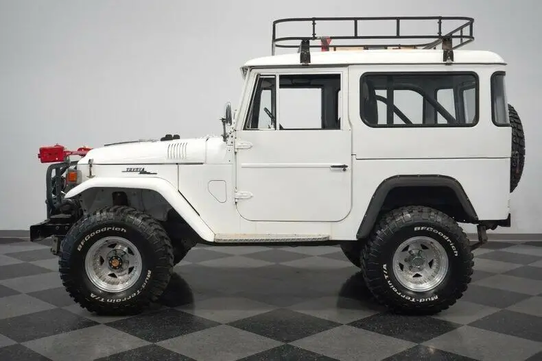 fj jeep v8 manual classic vintage collector arb chevy 4x4 offroad white