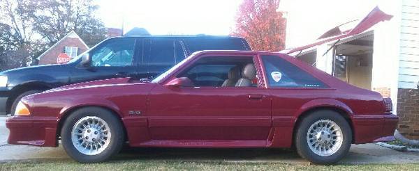 1987 ford mustang gt 5.0l 5spd original owner 31 yrs mods koni eibach zex bbk,+