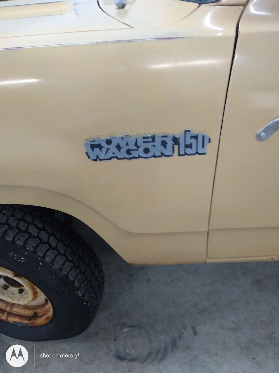 1978 dodge d150 pickup brown 4wd automatic d/150