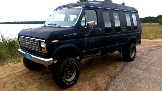 ford e350 4x4 high top custom conversion van